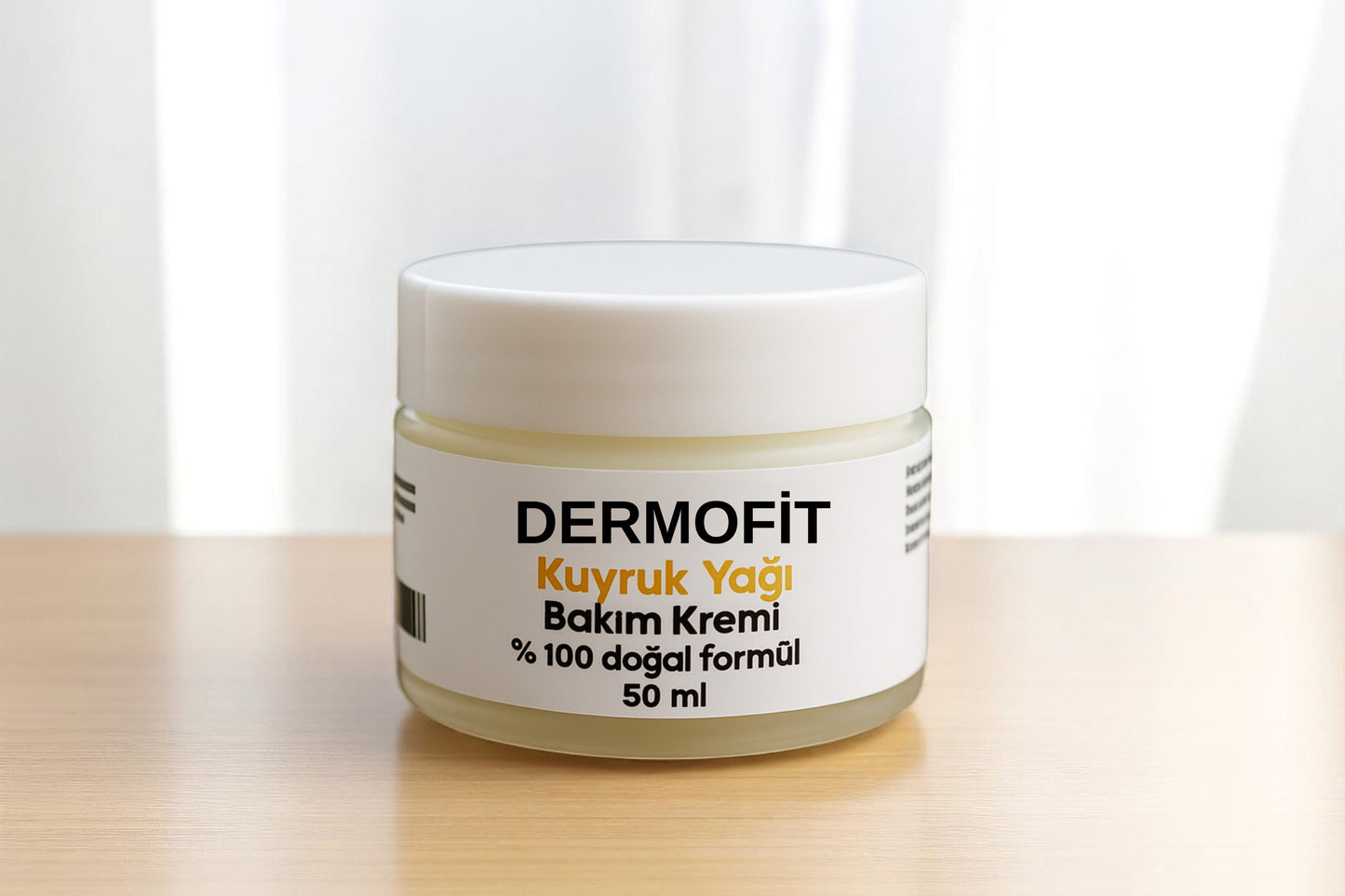 Dermofit Doğal Kuyruk Yağı Kremi | Cilt Kuruluğu, Çatlak ve Leke Karşıtı Bakım