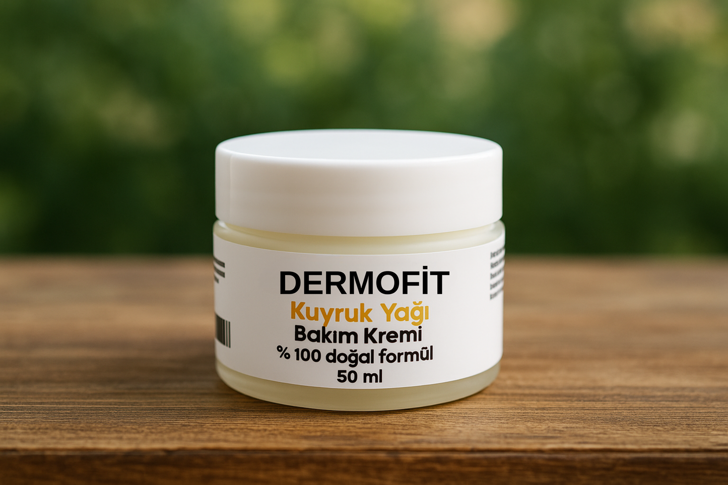 Dermofit Doğal Kuyruk Yağı Kremi | Cilt Kuruluğu, Çatlak ve Leke Karşıtı Bakım