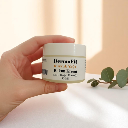 Dermofit Doğal Kuyruk Yağı Kremi | Cilt Kuruluğu, Çatlak ve Leke Karşıtı Bakım
